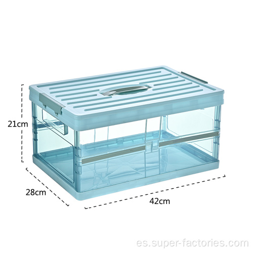 Caja de almacenamiento plegable de plástico para uso diario